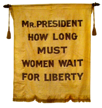 Mr President, how long must women wait for liberty?