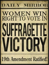 Suffragette Victory